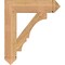 Ekena Millwork Balboa Arts & Crafts Smooth Bracket, Western Red Cedar, 5 1/2"W x 26"D x 30"H BKT06X26X30BOA03SWR - alternate 3